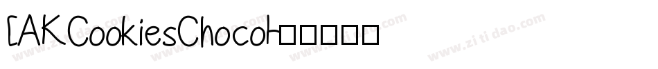 [AKCookiesChocol字体转换